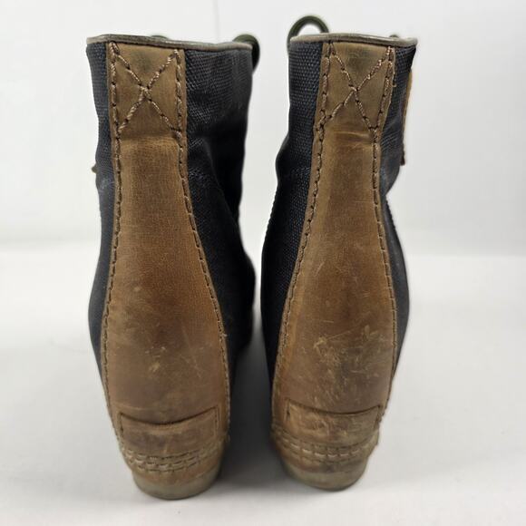 Sorel Boots Womens Size 8 PDX Wedge Ankle Bootie Hidden Heel Gray Brown NL2174 - Picture 6 of 9